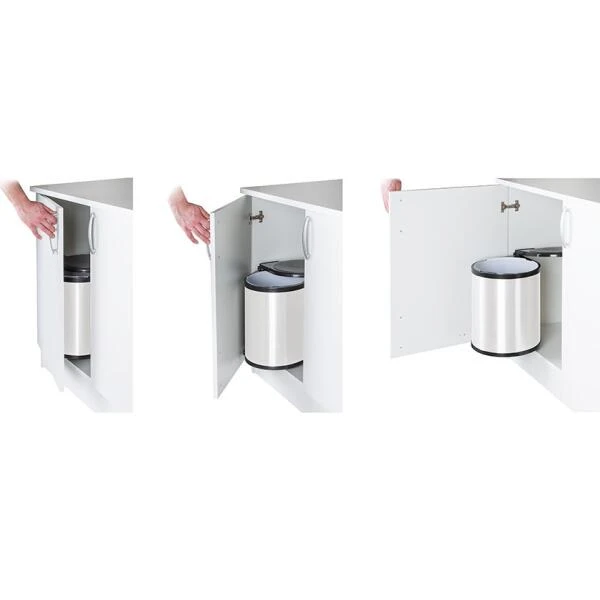 Inbouw Afvalemmer Wit 14 Liter 8 Inbouw Afvalemmer Wit 14 Liter - Afbeelding 6