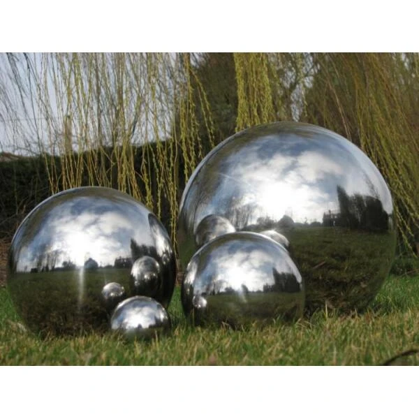 Inox Bollen - Set Van 4 Stuks 4 Inox Bollen - Set Van 4 Stuks - Afbeelding 2