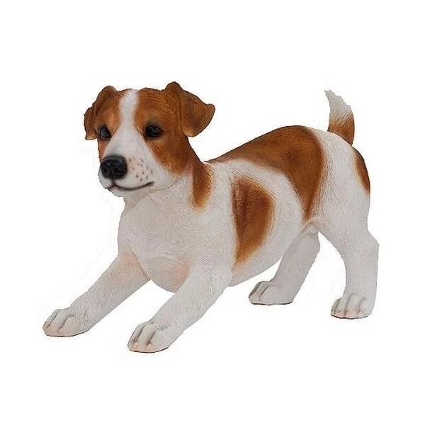 Speelse Jack Russel Levensecht Tuinbeeld 6 Speelse Jack Russel Levensecht Tuinbeeld - Afbeelding 4