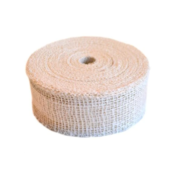 Jute Band 5 Cm - Ivoor Wit 3 Jute Band 5 Cm - Ivoor Wit