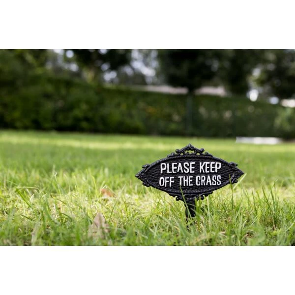 ESSCHERT DESIGN Keep Off The Grass - Tuinprikker Ijzer 5 ESSCHERT DESIGN Keep Off The Grass - Tuinprikker Ijzer - Afbeelding 3