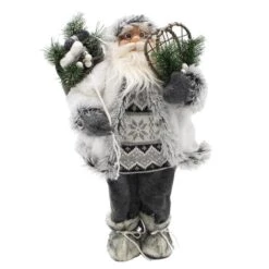 Kerstman Staand Grijs 45 Cm -Tuingereedschap Winkel kerstman staand grijs 45 cm 1634802340 1 600