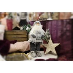 Kerstman Staand Grijs 45 Cm -Tuingereedschap Winkel kerstman staand grijs 45 cm 1637048838 1 600