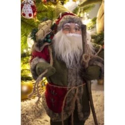 Kerstman Staand Rood/groen 30 Cm -Tuingereedschap Winkel kerstman staand roodgroen 30 cm 1637142307 2 600