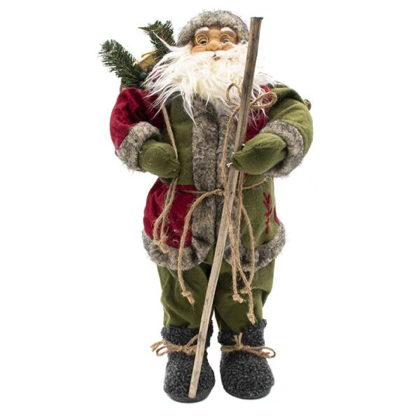Kerstman Staand Rood/groen 60 Cm 7 Kerstman Staand Rood/groen 60 Cm - Afbeelding 5