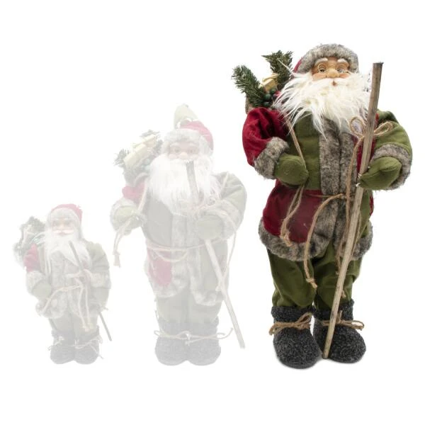 Kerstman Staand Rood/groen 60 Cm 3 Kerstman Staand Rood/groen 60 Cm