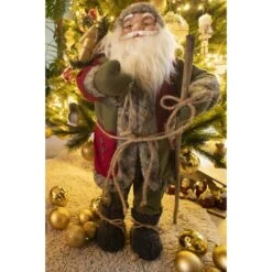 Kerstman Staand Rood/groen 60 Cm 11 Kerstman Staand Rood/groen 60 Cm -Tuingereedschap Winkel kerstman staand roodgroen 60 cm 1637142663 3 600