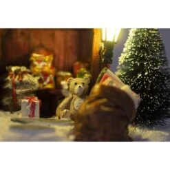 Kersttafereel Santa's Office - 20 × 16 × 21 Cm -Tuingereedschap Winkel kersttafereel santas office 1635933176 1 600