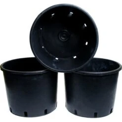 Kweekkuip Zwart 10 Liter - 26 Cm -Tuingereedschap Winkel kweekpot 10 liter 1559111221 3 600