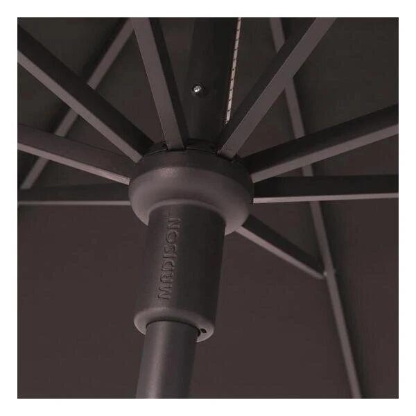 Madison Parasol Syros Luxe 280 × 280 Cm - Taupe 4 Madison Parasol Syros Luxe 280 × 280 Cm - Taupe - Afbeelding 2
