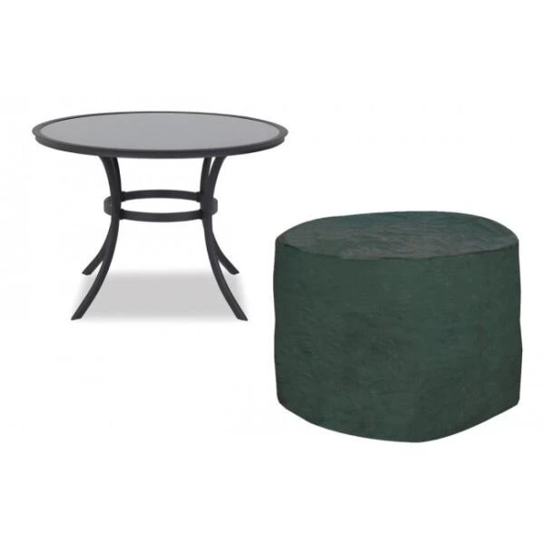 Hoes Voor Tuintafel Rond - Ø 128 × 71 Cm 4 Hoes Voor Tuintafel Rond - Ø 128 × 71 Cm - Afbeelding 2