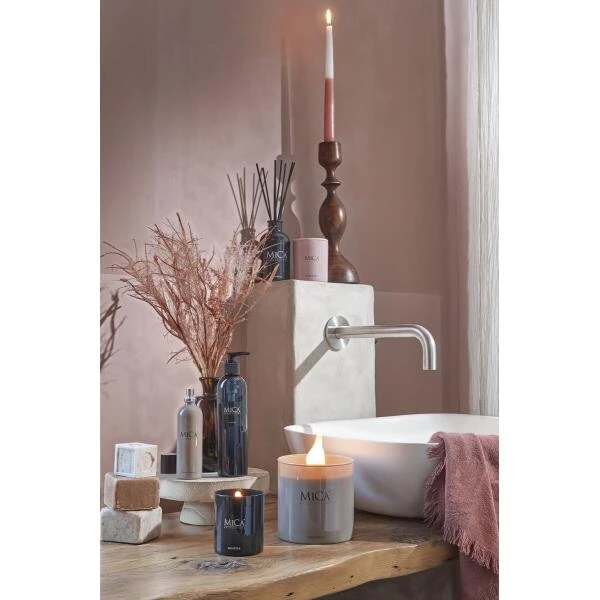 MICA Geurstokjes Glas Zwart 14,5 Cm - Wood Fire 6 MICA Geurstokjes Glas Zwart 14,5 Cm - Wood Fire - Afbeelding 4