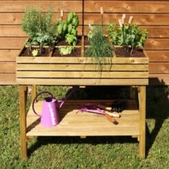 Moestuinbak 108 L Verhoogd - 100 × 60 × 80 Cm 8 Moestuinbak 108 L Verhoogd - 100 × 60 × 80 Cm -Tuingereedschap Winkel moestuinbak kub verhoogd 1561757194 1 600