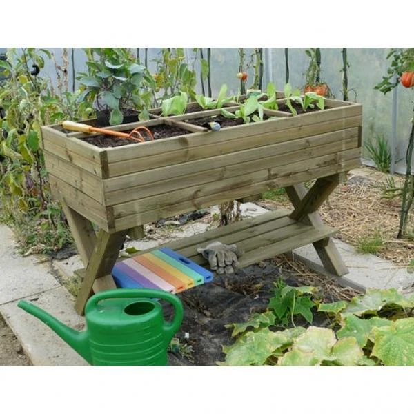Moestuintafel Verhoogd 120 × 60 × 90 Cm 3 Moestuintafel Verhoogd 120 × 60 × 90 Cm