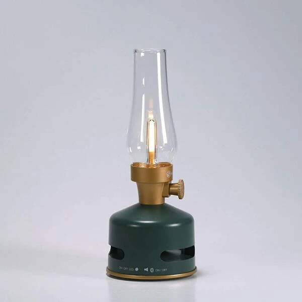 MoriMori Retrolamp Met Speaker - Dennegroen 3 MoriMori Retrolamp Met Speaker - Dennegroen