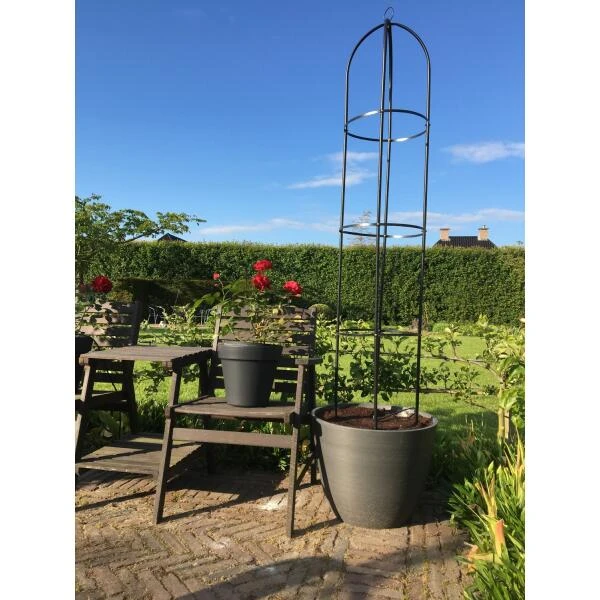 Obelisk Zwart - 1,90 Meter 4 Obelisk Zwart - 1,90 Meter - Afbeelding 2