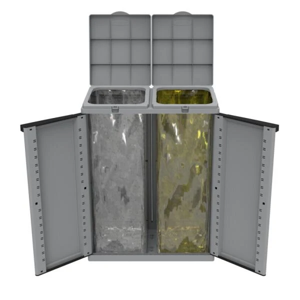 Opbergkast Voor Afval 4 Opbergkast Voor Afval - Afbeelding 2