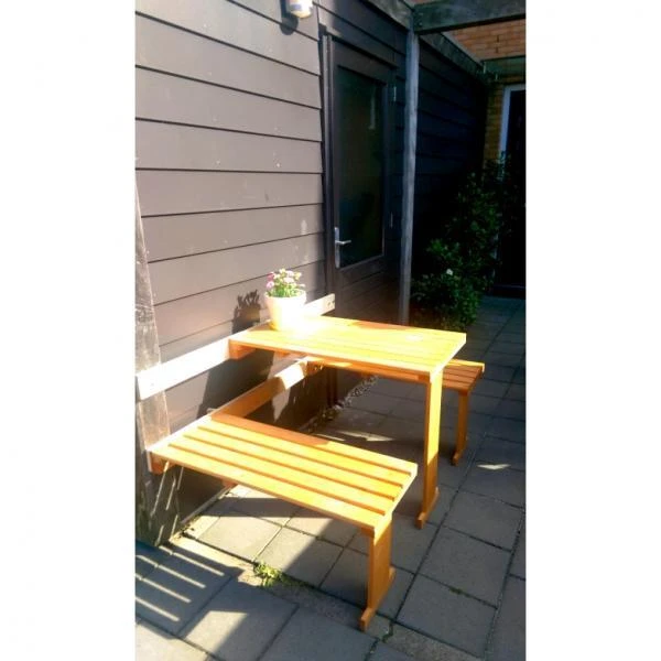 Opklapbare Balkonset (tafeltje + Bankjes) 5 Opklapbare Balkonset (tafeltje + Bankjes) - Afbeelding 3