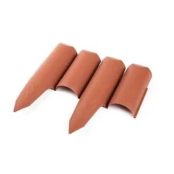 Tuinafboording Terracotta 2,5 M - Set Van 10 Stuks -Tuingereedschap Winkel palissade afboording 25m 1484062290 5 600