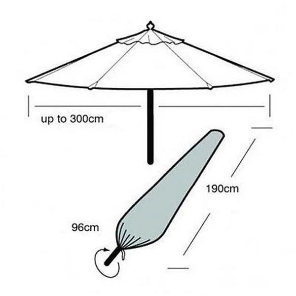 Beschermhoes Parasol - Ø 29 × 190 Cm 3 Beschermhoes Parasol - Ø 29 × 190 Cm