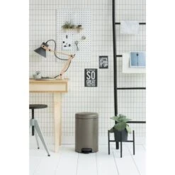 Pedaalemmer NewIcon BRABANTIA - 12 Liter Platinum -Tuingereedschap Winkel pedaalemmer newicon 12 l platinum 1608020856 3 600