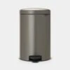 Pedaalemmer NewIcon BRABANTIA - 20 Liter Platinum -Tuingereedschap Winkel pedaalemmer newicon 20 l platinum 1607882492 1 600