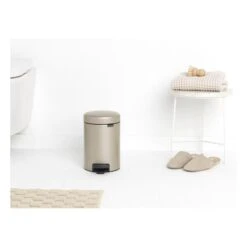 Pedaalemmer NewIcon BRABANTIA - 3 Liter Champagne -Tuingereedschap Winkel pedaalemmer newicon 3 l champagne 1608033953 4 600
