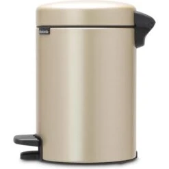 Pedaalemmer NewIcon BRABANTIA - 3 Liter Champagne -Tuingereedschap Winkel pedaalemmer newicon 3 l champagne 1608033954 3 600