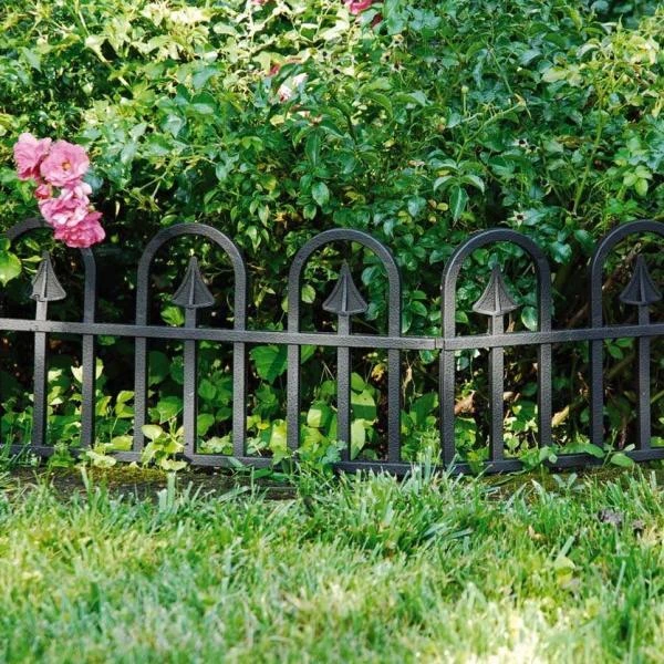 Tuinafboording Kunststof Zwart 390cm 4 Tuinafboording Kunststof Zwart 390cm - Afbeelding 2