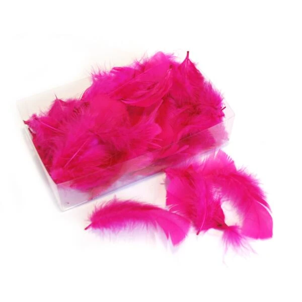 Decoratieve Pluimen - Fuchsia 3 Decoratieve Pluimen - Fuchsia