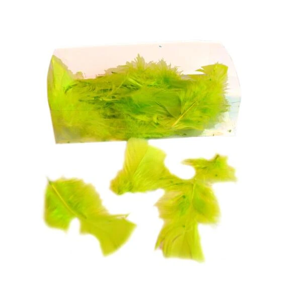 Decoratieve Pluimen - Limoen 3 Decoratieve Pluimen - Limoen