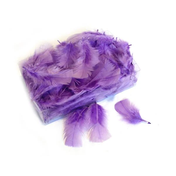 Decoratieve Pluimen - Lila 3 Decoratieve Pluimen - Lila