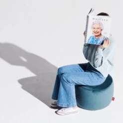 Poef Fatboy® Point Recycled Velvet Indoor - Ø50 X 35 Cm Petrolblauw 9 Poef Fatboy® Point Recycled Velvet Indoor - Ø50 X 35 Cm Petrolblauw -Tuingereedschap Winkel poef fatboy point velvet petrolblauw 1614882401 3 600