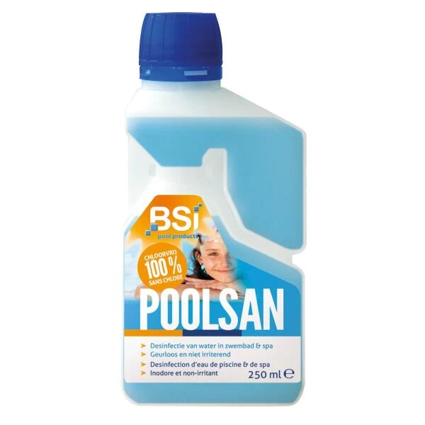 PoolSan Chloorvrij Waterdesinfectie BSI 250 Ml 3 PoolSan Chloorvrij Waterdesinfectie BSI 250 Ml