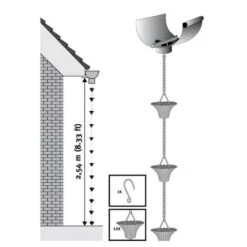 ESSCHERT DESIGN Regenketting Groen Met 12 Emmertjes -Tuingereedschap Winkel regenketting groen 1507400601 1 600