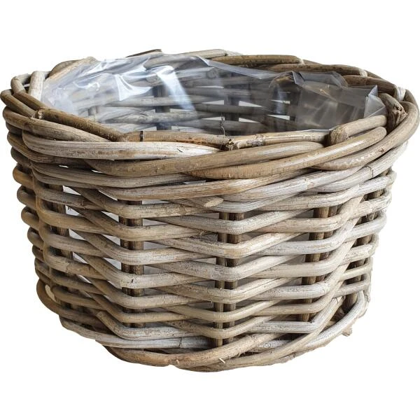 Rieten Manden - Set Van 3 Stuks 4 Rieten Manden - Set Van 3 Stuks - Afbeelding 2