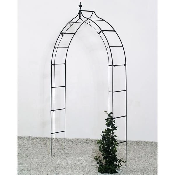 Rozenboog Gotiek - Zwart 120 × 30 × 248 Cm 3 Rozenboog Gotiek - Zwart 120 × 30 × 248 Cm