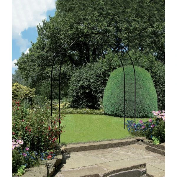 Rozenboog London 230 × 240 × 40 Cm - Zwart 4 Rozenboog London 230 × 240 × 40 Cm - Zwart - Afbeelding 2