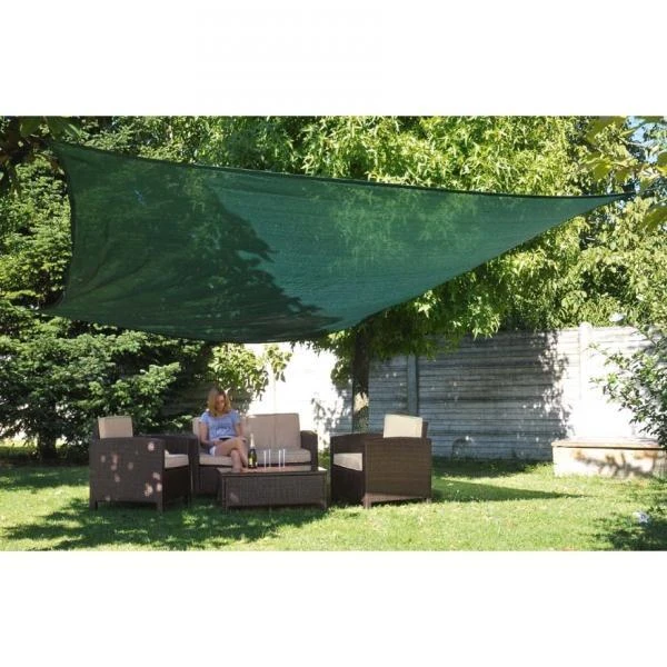 Schaduwzeil Met Bevestigingsringen 5 × 5 M 3 Schaduwzeil Met Bevestigingsringen 5 × 5 M