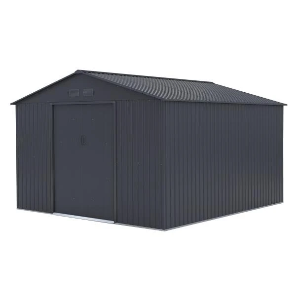 Sinolily Archer G Tuinhuis Met Dubbele Schuifdeur - 13 M² - Antraciet 3 Sinolily Archer G Tuinhuis Met Dubbele Schuifdeur - 13 M² - Antraciet