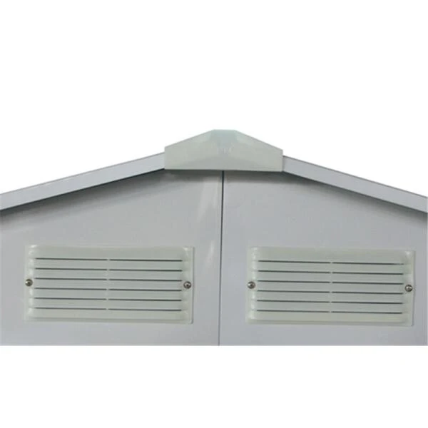 Sinolily Evan Plus E Tuinhuis Met Dubbele Schuifdeur En Raam - 8,84 M² - Grijs 5 Sinolily Evan Plus E Tuinhuis Met Dubbele Schuifdeur En Raam - 8,84 M² - Grijs - Afbeelding 3