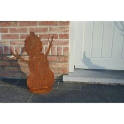 Sneeuwman Met Muts - Decoroest -Tuingereedschap Winkel sneeuwman met muts 1510666931 3 600