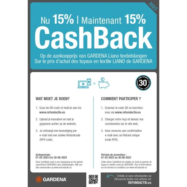 Textielslang GARDENA Liano 30 M 5 Textielslang GARDENA Liano 30 M - Afbeelding 3