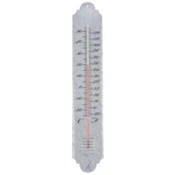 ESSCHERT DESIGN Thermometer Oud Zink - 50 Cm