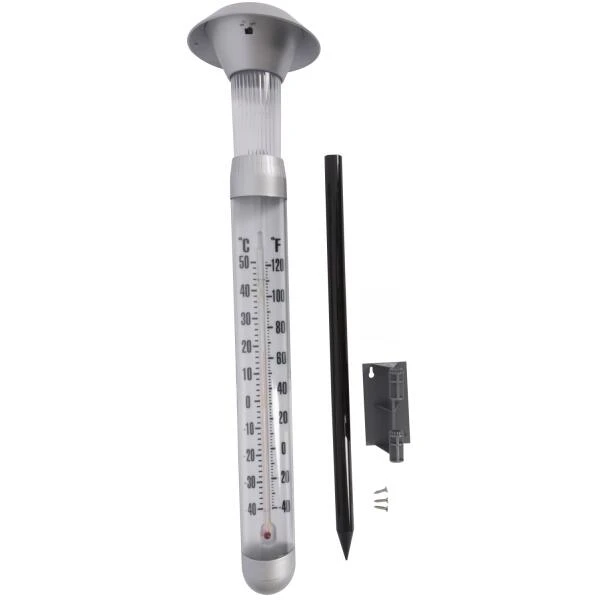 Thermometer Met Solar Lamp 3 Thermometer Met Solar Lamp