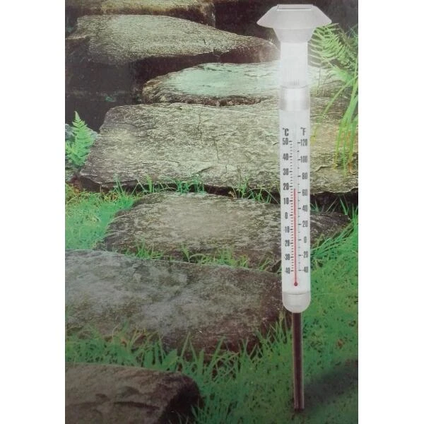 Thermometer Met Solar Lamp 5 Thermometer Met Solar Lamp - Afbeelding 3
