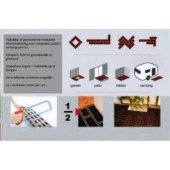 Tuinpadplaten - Grondplaten Bruin - Set Van 8 Stuks -Tuingereedschap Winkel tuinpadplaten grondplaten bruin 1484056887 5 600