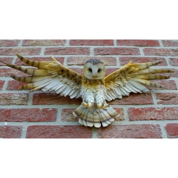 Uil Met Open Vleugels Muurdecoratie 4 Uil Met Open Vleugels Muurdecoratie - Afbeelding 2