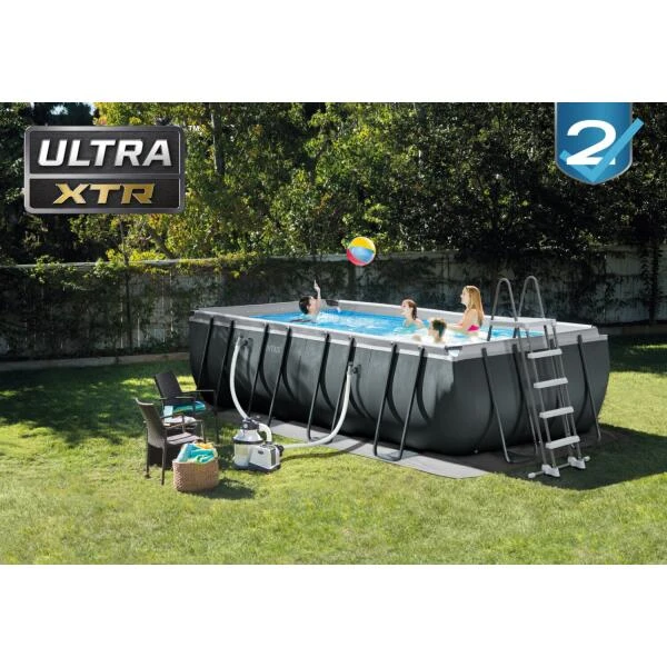 Intex Ultra XTR Frame Rechthoekig Zwembad Compleet - 549 × 274 × 132 Cm 4 Intex Ultra XTR Frame Rechthoekig Zwembad Compleet - 549 × 274 × 132 Cm - Afbeelding 2