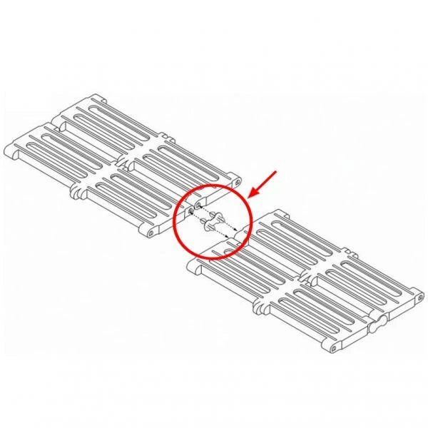 Verbindclips Voor Looppad - Set Van 24 Stuks 3 Verbindclips Voor Looppad - Set Van 24 Stuks